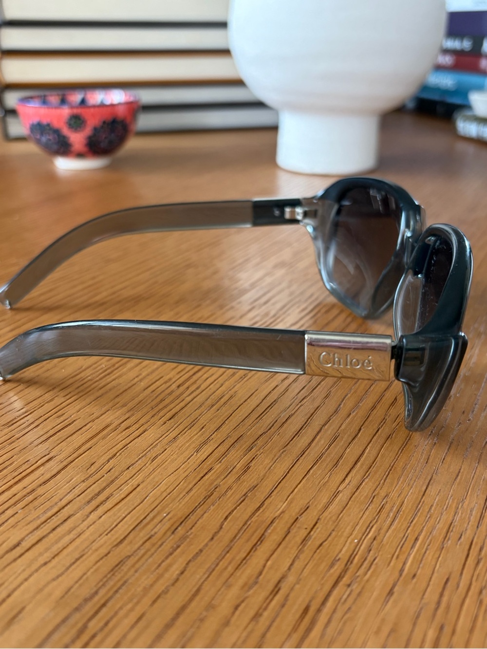 Chloe Black Gradient Lens Women's Sunglasses - Picture 2 of 4